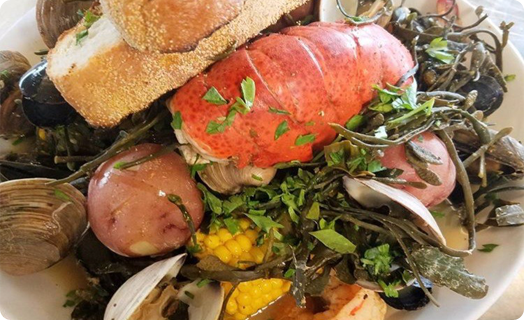 Clam Bake with Assorted Shellfish