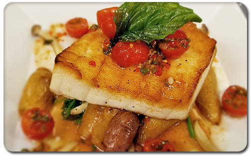 chilean seabass with fingerling potatoes