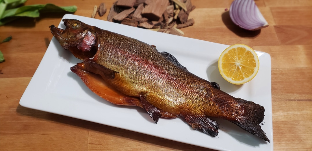 Oven Smoked Whole Rainbow Trout
