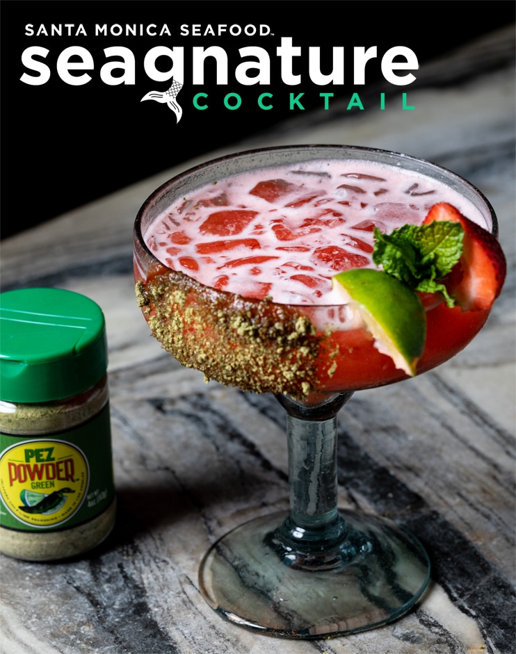 strawberry mint margarita seagnature cocktail smres