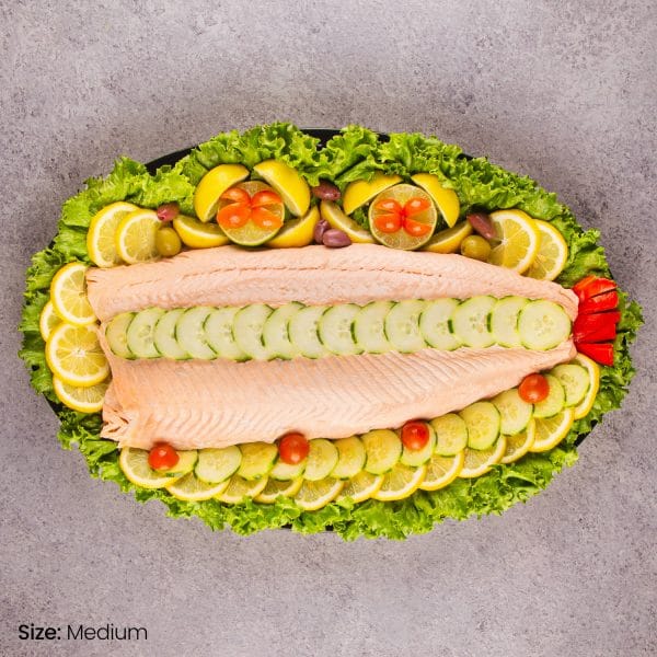 Poached Salmon Fillet Platter