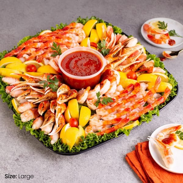 Snow Crab Claws and Shrimp Platter Large