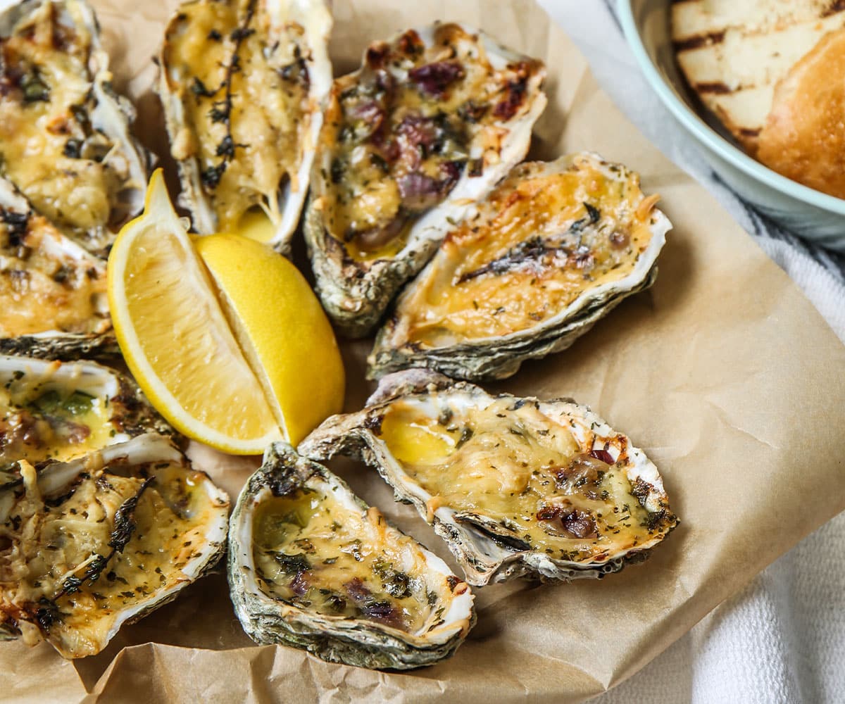 Chargrilled Shucked Oysters Recipe