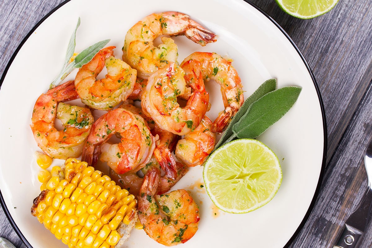 Featured image for “Sage and Lime Shrimp”